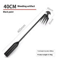 Black manganese steel weed remover hand tool shown in 30cm, 40cm and 50cm length options