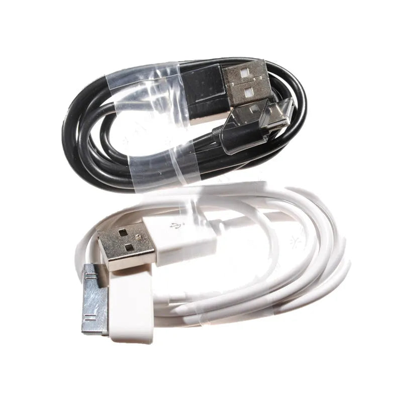 1 metre USB data cable with Samsung P1000 24PIN interface in black