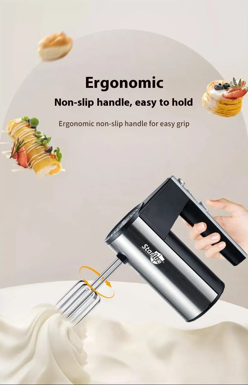 SL-25209 model 500W hand-held electric mixer with five speed settings