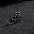 Retro snake ear clip in U-shaped alloy with electroplated finish, unisex no-piercing ear cuff