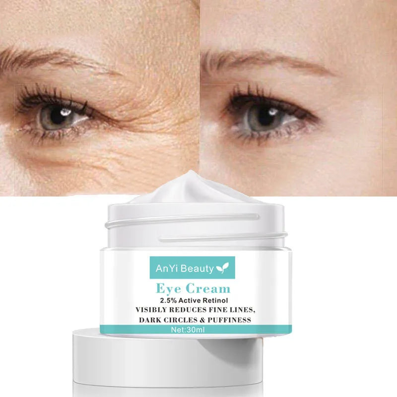 30ml beauty eye cream tube with pump dispenser for women's under-eye moisturising treatment
