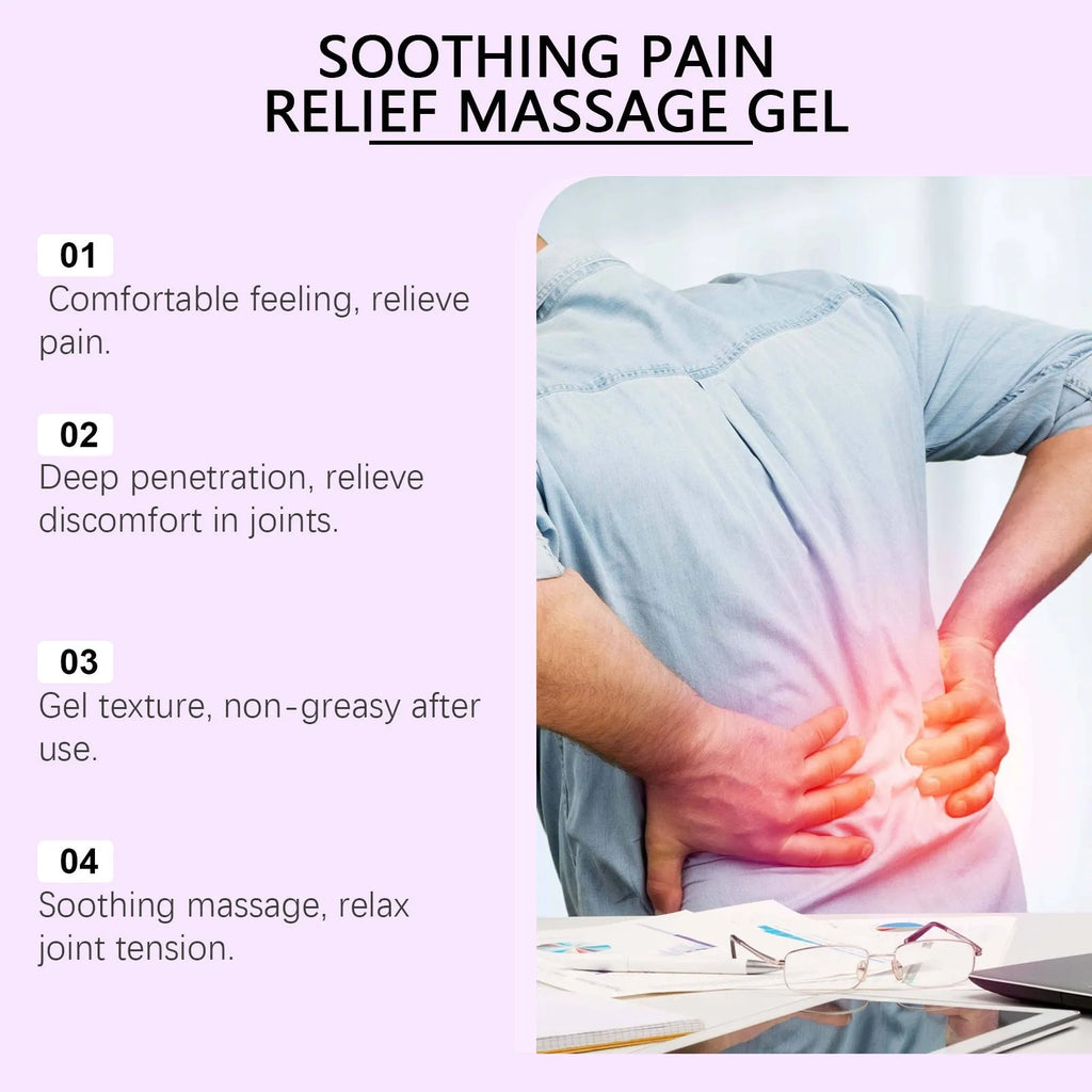 100g tube of body massage gel for joint knee and elbow care