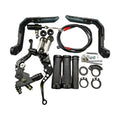 Black motorcycle brake cover for brake and clutch lever modification, general fit, supplied as one brake set.