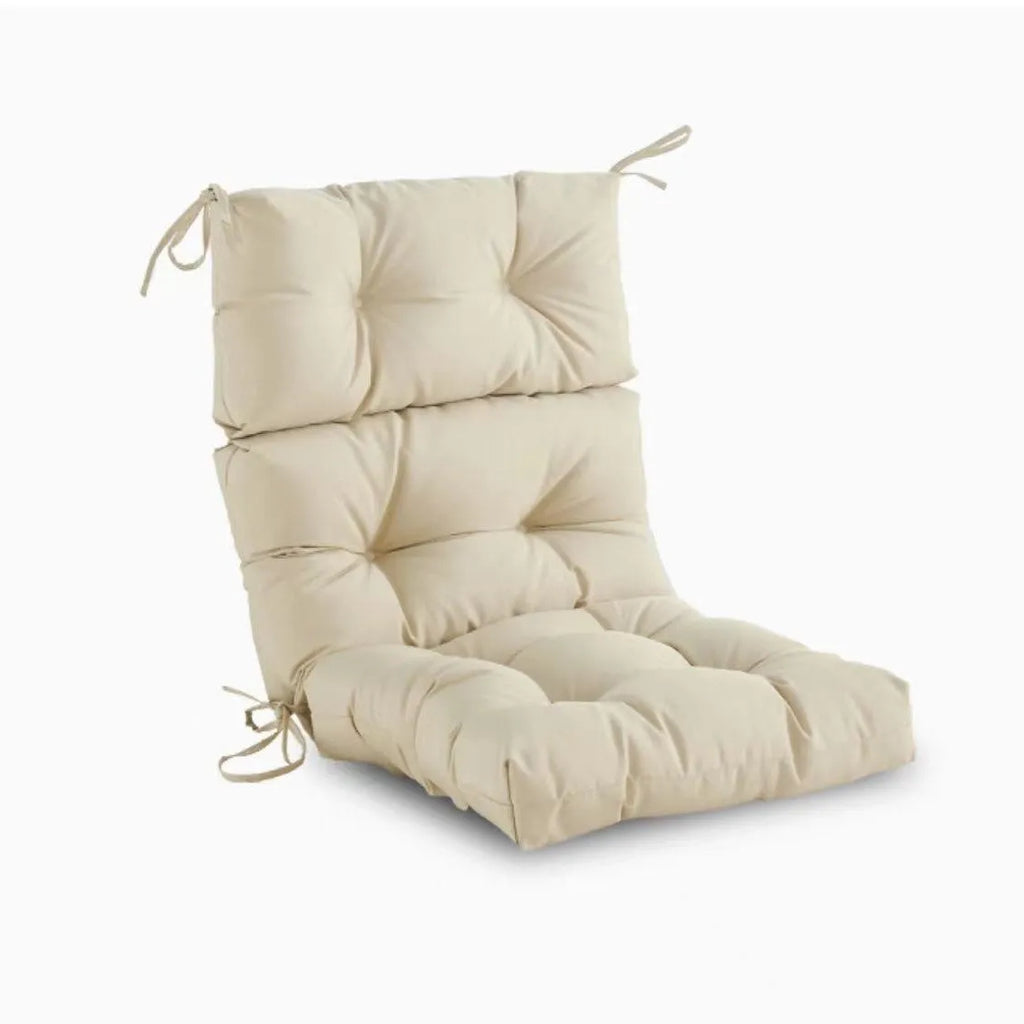 Outdoor hanging basket chair cushion in solid colour, polyester fabric, 112x53cm, for garden swing