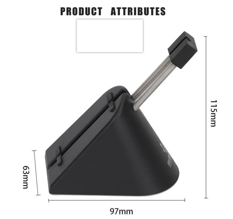 Black or white ABS game mouse cable holder bracket for wired mouse cable management on a desk