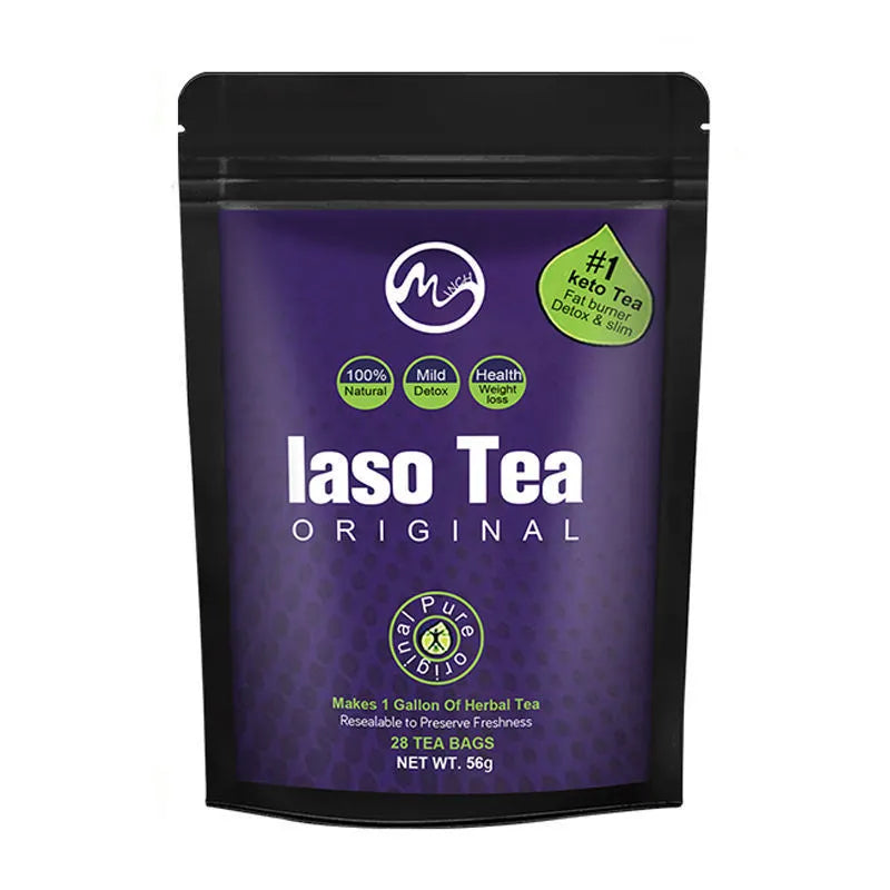 Sugar-free slimming tea bag for cold soaking preparation method