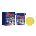 100g automotive stainless steel wheel hub cleaning paste in a 6x6.8cm PE bottle with a 6.8x2.5x6.5cm sponge