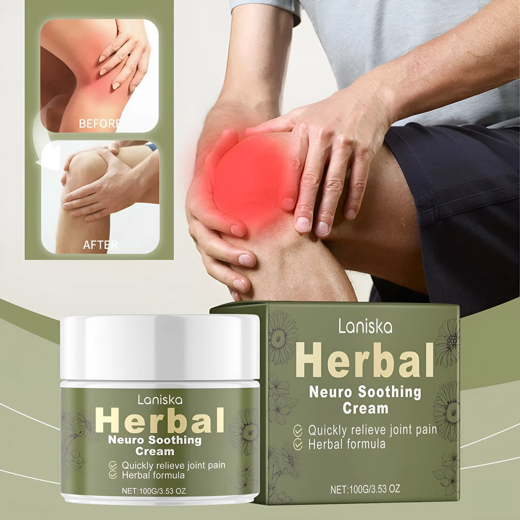 100g external body care cream jar with Arnica pepper mugwort root herbal ingredients