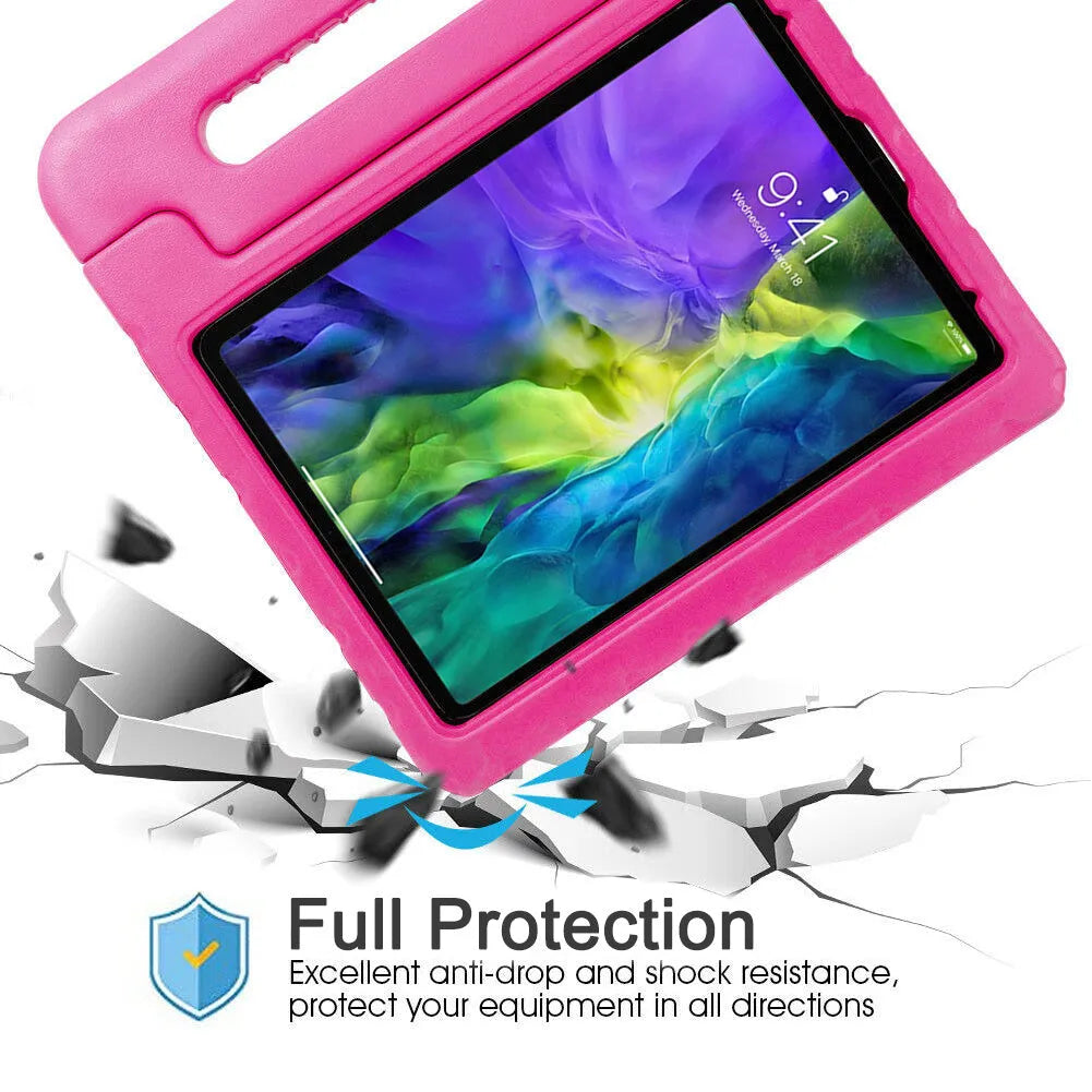 Huawei T3 9.6 EVA children's protective sleeve anti-fall tablet case in blue and rose red colours