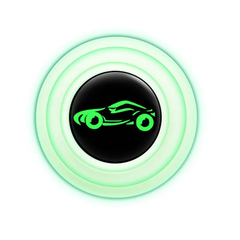 20mm silicone car door shock absorber stickers in black and luminous colour options