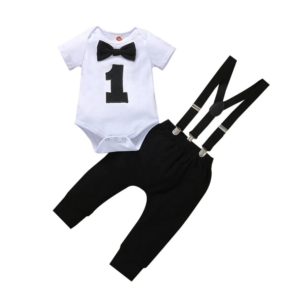 Men's white striped cotton blouse and pants set with removable hood and hidden hook closure, short sleeve summer outfit.