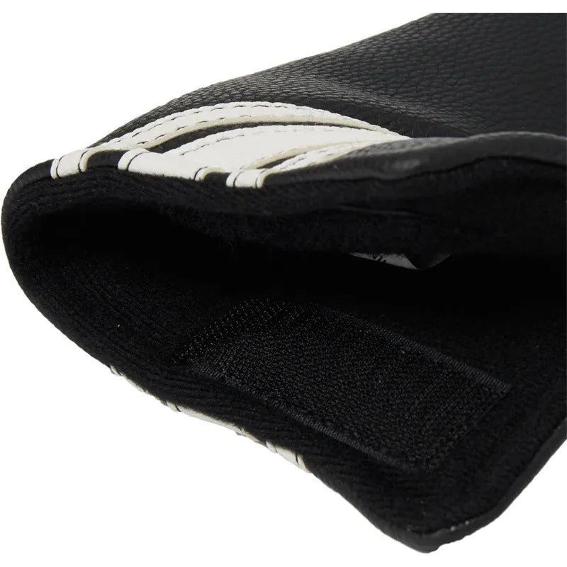 Black PU leather golf club head cover push rod sleeve case