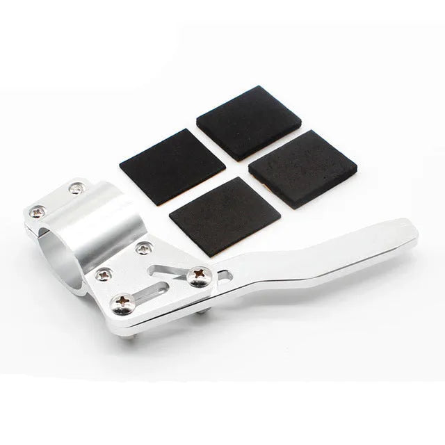 Aluminium alloy car steering wheel lengthening bar in silver finish