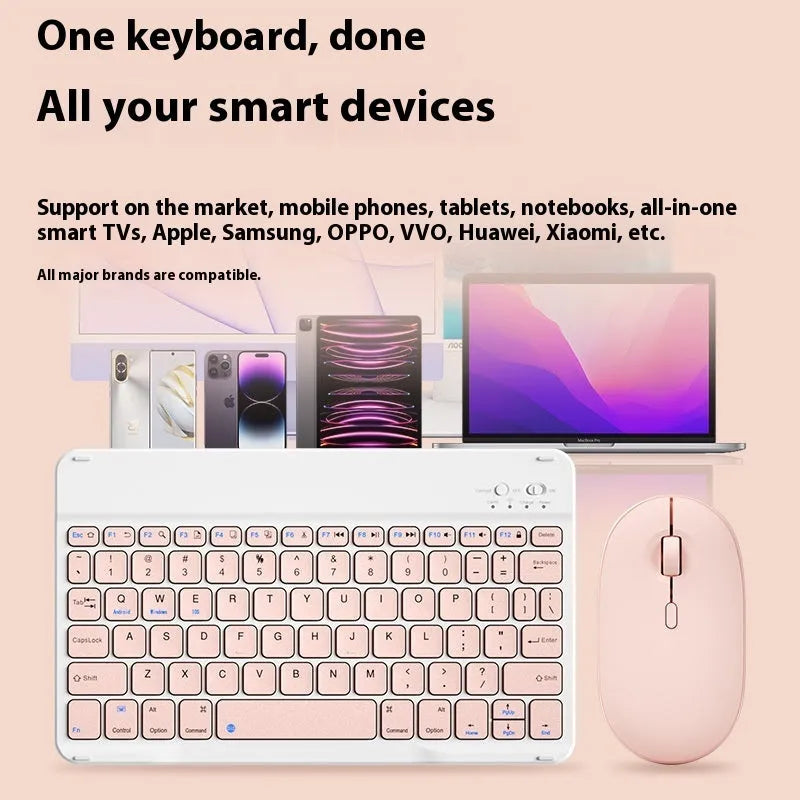 Bluetooth wireless keyboard for tablet computers in multiple colour options including dark green and white