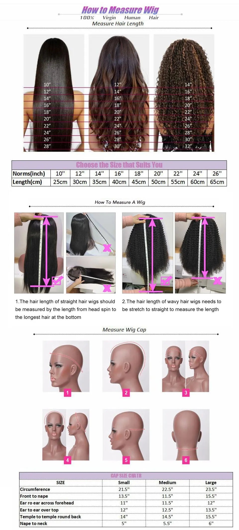 Body wave human hair lace front wig with natural hairline on a wig stand