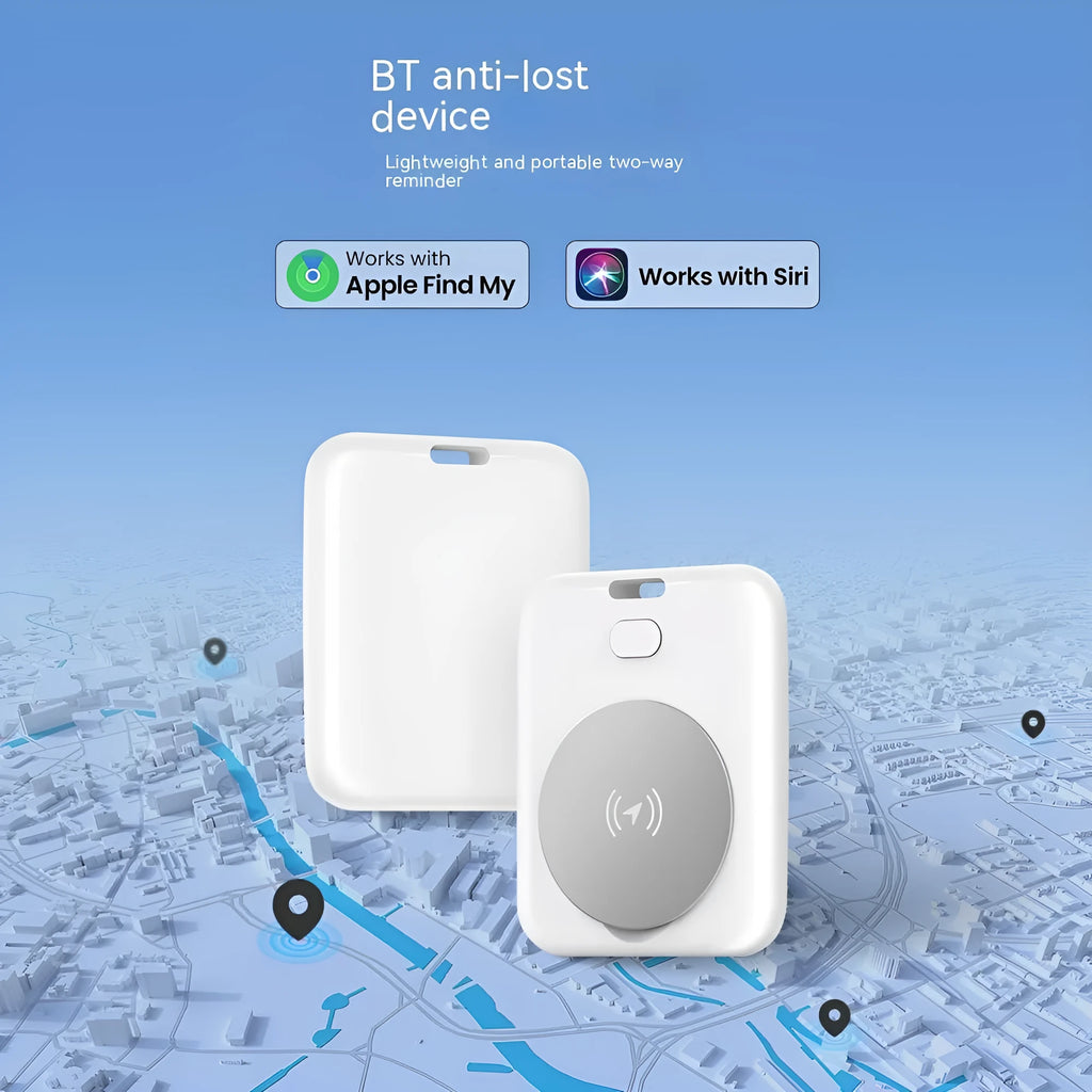 White ABS plastic pet tracking device for Apple iPhone compatibility