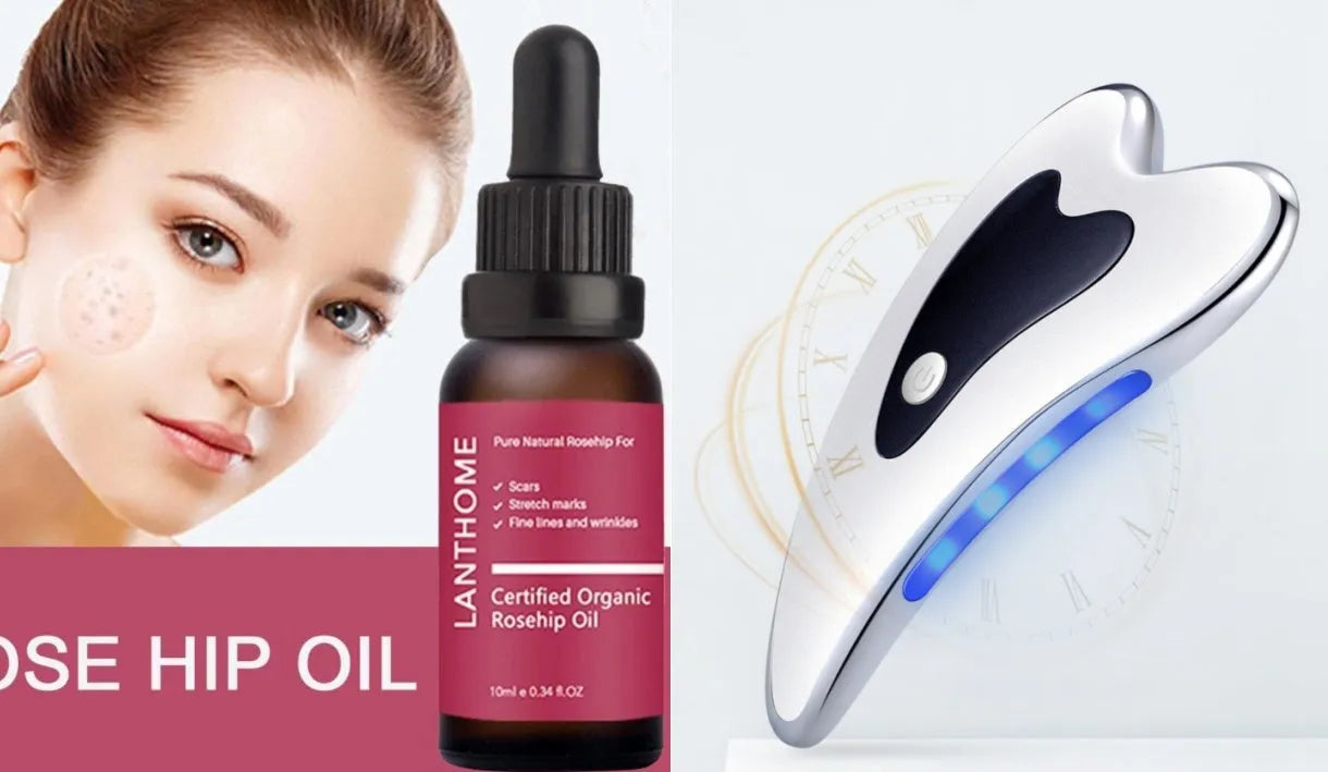 Electric USB Rechargeable Facial Scraping Body Guasha Massager Wrinkle Remover Board Scraping Scraper Tool Body Massage ABS Material 800mAh Battery 13cm x 7.5cm x 2cm Portable Handy Size for Face and Body Acupoint Massage and Neck Protection