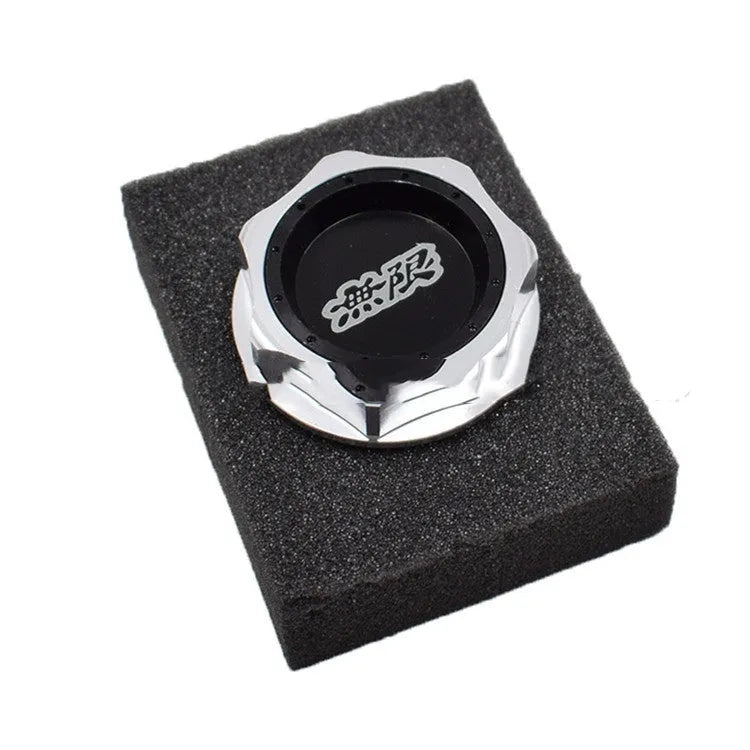 Aluminium alloy oil filter cap for Honda vehicles in six colour options